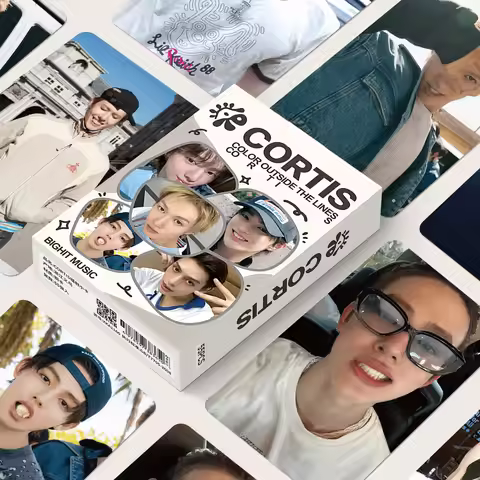 KPOP 50pcs/set CORTIS GREENGREEN JAMES MARTIN Photocards Stickers LOMO Card Random Laser Photo Card 