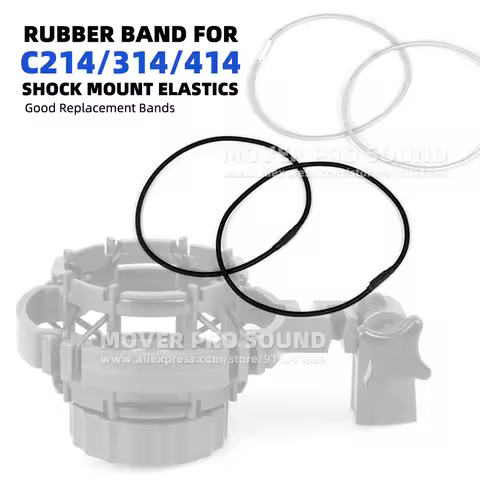 For AKG C 214 314 414 C214 C314 C414 B Elastic Straps Recording Microphone Holder Mic Shock Mount Ri