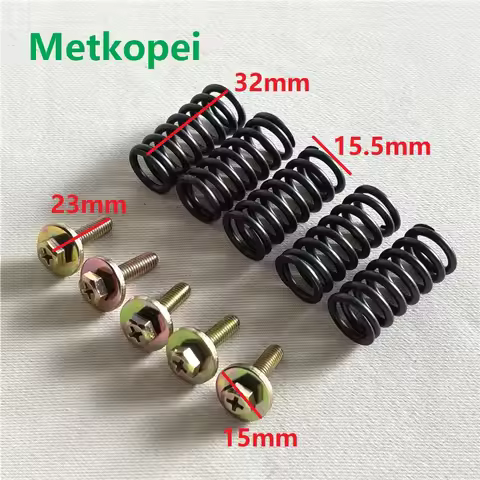 Motorcycle transmission clutch plate disc spring screw nuts for SUZUKI QINGQI 200cc QM200 QS200 GS20