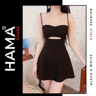 HAMA STORE H2 women's 2-strap dress - Fom A, sexy low-cut bust