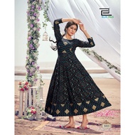 Anarkali Long Dress  Gown Cotton