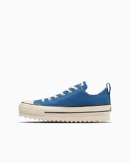 日本限定 Converse ALL STAR SHARKSOLE OX 低筒厚底 鯊魚底 亮藍色/ 27 cm