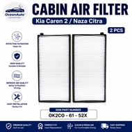 Kia Caren 2/Naza Citra Cabin Air Filter Air • Cond Filter • Cabin Filter OK2CO - 61 - 52X (2PCS)