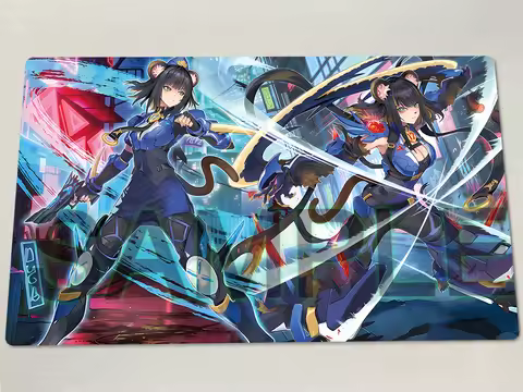 YuGiOh K9 - #17 "Ripper" Playmat K9 - #17 Izuna TCG CCG Mat Board Game Duel Pad Trading Card Game Ma