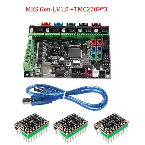 RAMPS MKS Gen-L V 2.1 1.0 Control Board 3D Printer Parts With TMC2209 TMC2208 Uart Mode Gen L for Ra