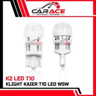 KLIGHT LED T10 W5W LED Bulb 12V 6000K White LED Car Interior Light Bulb (1Pair) T10 LED Signal Light