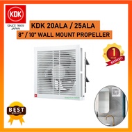 KDK EXHAUST FAN 20ALA / 25ALA WALL MOUNT PROPELLER 8" / 10"