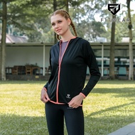 Fitwear - Women's Sports Jacket / Jacket BELLA B-HOODIE - BLACK - M - 3XL