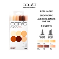 Copic Ciao Marker 6 Colors Portrait Copic Marker