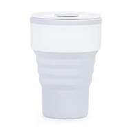 NEXISS Silicone Folding Coffee Cup with Lid 375ml Portable Travel Tumbler Water Bottle Reusable Coll