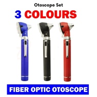Fiber Optic Diagnostic Otoscope Set / ENT Set / Professional Diagnostic Kit Ear Care Examination Oto