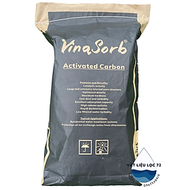 Bao 25kg Than hoạt tính lọc nước, Thương hiệu Vina Sorb sản xuất 100% từ gáo dừa tại Việt Nam, Model