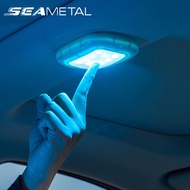 SEAMETAL Car Touch Universal Led Lights Car Ceiling Magnetic Suction Reading Lights USB Rechargeable color car ceiling lights