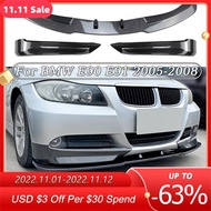 5PCS For BMW 3 Series E90 E91 Car Front Bumper Lip Splitter Diffuser Body Kit Spoiler Bumper Guard Protector 2005-2008 T