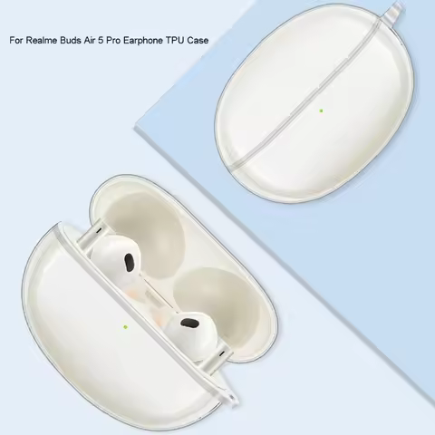 Headphone Protective Case Suitable For Realme Buds Air 5 Pro Cover Shockproof Shell Washable Housing