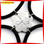 XOTRQC Four-leaf Clover Magnetic Best Friendship Bracelets For 4pcs Women Men Magnet Heart Best Frie