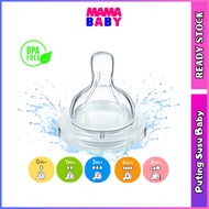 Mamababy Puting Susu Baby newborn wideneck Classic Pacifier Replacement Nipple nipple teats