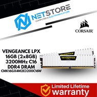 CORSAIR VENGEANCE LPX 16GB (8GBx2) DDR4 3200Mhz C16 DRAM - CMK16GX4M2E3200C16W