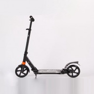 成人折疊鋁合金腳踏滑板車 | 雙減震系統 - 黑色