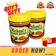 Authentic Michael's Peanut Butter - 1000g(1KG) Pure & Creamy Natural Homemade Protein Spread