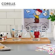 CORELLE COORDINATES × Peanuts Snoopy Charlie Brown Mug 1P 380ml / Drinking Cup Mug Gift Glass