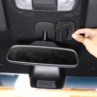 For Honda N-BOX JF3 JF4 2017-2021 Soft Carbon Fiber Car Indoor Rearview Mirror Base Cover Trim Stick