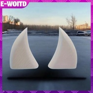 E-WOITD 1 Pair Waterproof Film Vampire Teeth Bumper Accessories 3D Car Teeth Stier Universal Car Vam