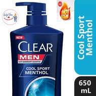 Clear Men Anti-Dandruff Shampoo Cool Menthol Sport - 650 mL