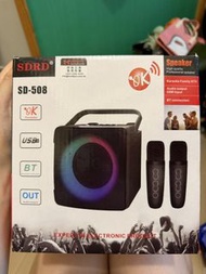 唱K神器 SDRD SD-508 Karaoke Speaker with 2 Microphones