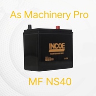 （Ready Stock) Battery Kering NS40 NS60 NS70 Jenama INCOE High Quality Warranty 1 Tahun
