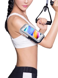 1 件手機運動臂帶,健身戶外跑步臂包,帶透明觸摸屏和透氣手腕臂帶