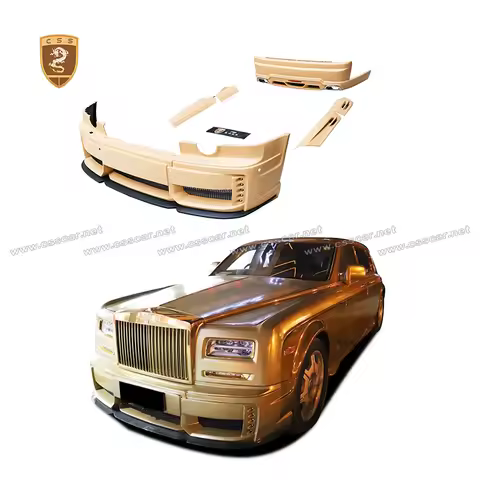 For Rolls Royce Phantom 2004-2012 FRP Body Kit WD style front rear bumpers side skirts for Rolls Roy