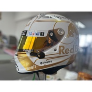[Ready Stock] Vistapan F1 Red Bull Fleet Racing Helmet Kart Helmet Customized Sticker Printing, Pack
