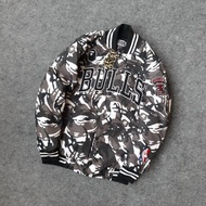 Jaket Varsity Bulls X- Bape Premium Fulltag