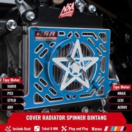 NSA COVER RADIATOR Spinner BINTANG MIRROR VARIO PCX NMAX AEROX ADV LEXI STYLO Yamaha Star Spinner Ra