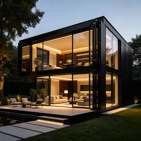Eco Friendly Smart Container House Energy Efficient Green Sustainable Living House