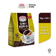 888 2 In 1 Kopi O / Black Coffee Arabica (13g x 20 Sachets)