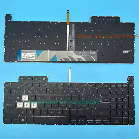 Latin Spanish Keyboard For ASUS TUF 3 Gaming F15 FA507 FA507R FX507 FX507ZC FX517 FX517Z FX517ZC FX7