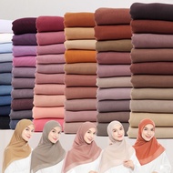 Bella Square Polycotton 110 X 110 Premium Neci Sewing 98 Colors Square Hijab