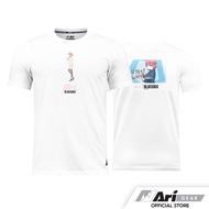 ARI X BLUE LOCK ANRI TEE - WHITE/PINK/BLACK เสื้อยืด อาริ บลูล็อค อันริ สีขาว