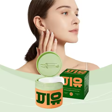 Korean Skincare Anti-Aging Dark Spot Wrinkle Minimizing Toner Pads with Centella Asiatica Niacinamid