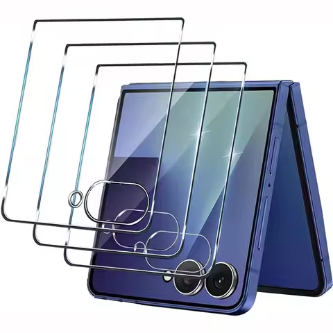 2.5D 9H HD Clear Tempered Glass for Samsung Z Flip7 Front Protective Glass For Samsung Galaxy Z Flip