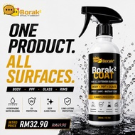 Borak²Coat™ Multi-Surface Hydrophobic Spray Coating 300ml | For Body, Glass, Rims & PPF