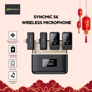 SyncMic S6 Wireless Microphone Noise Cancel, 5H Battery, For iPhone/Android Live, Type-C & Lightning
