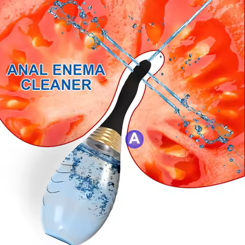 Reusable Enema Irrigator Enema Bulb Syringe Anal Douche Cleaner Enema Colon Cleanse Feminine Hygiene