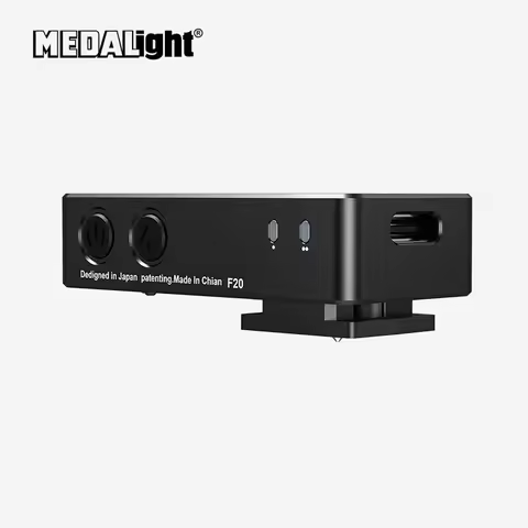 Medalight F20 Mini Camera Flashlight Speedlite Rechargeable for Ricoh GR4/GR3/GR3X for Fuji/Sony/Nik