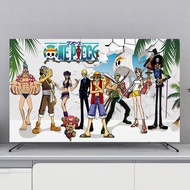 One Piece 55 Inches TV Cover Cloth 50-Inch TV Cover Cartoon Anime 52 Inches 60 Inches 65 Inches 70 I