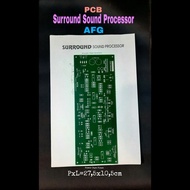 [Original] Pcb Surround Sound Processor AFG PxL=27,5x10,5cm IC MN3008 / MN3005 [CUCI GUDANG]