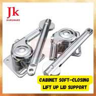 Cabinet Soft-Closing Lift Up Lid Support Door Stay Kitchen Cupboard Cabinet Stop Hinges Kitchen Cabinet Door