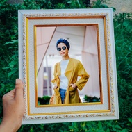 10R FRAME (20 X 25) 10R CARVED WHITE FRAME 10R LINE 10R FIGURA FRAME WHITE CARVED COLOR + LINE